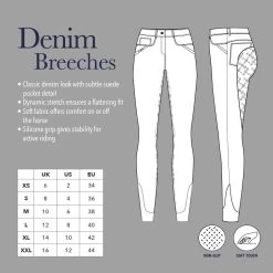LeMieux Denim Breeches -Famous Saddlery Shop lemieux denim breeches southern sport horses 8