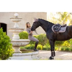 LeMieux Loire Rosé & Truffle Collection Classic Close Contact Square 17 LeMieux Loire Rosé & Truffle Collection Classic Close Contact Square -Famous Saddlery Shop lemieux loire rose truffle collection classic close contact square southern sport horses 4