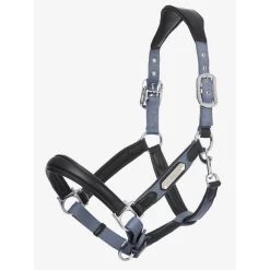 LeMieux Capella Headcollar 27 LeMieux Capella Headcollar -Famous Saddlery Shop lm ss23 capella headcollar blackjayblue hr 2