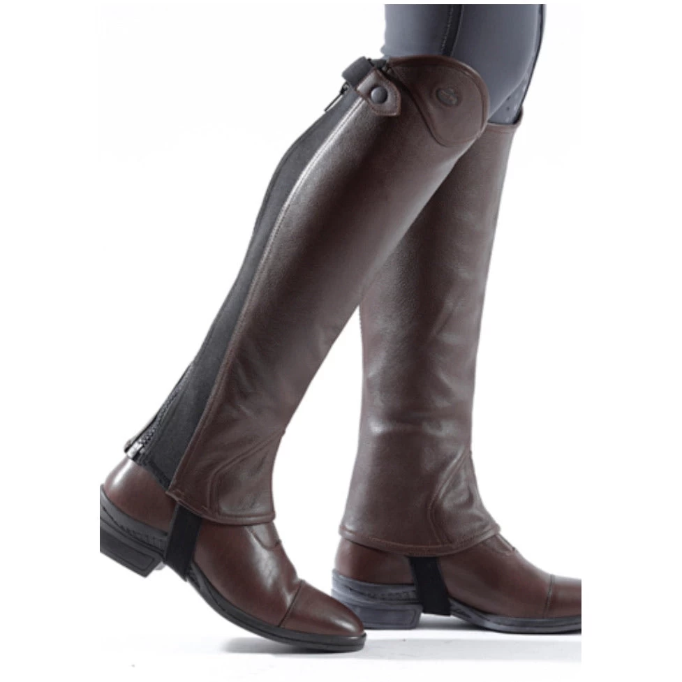 Premier Equine Lexaria Leather Half Chaps 4 Premier Equine Lexaria Leather Half Chaps - Image 4