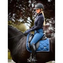 PSOS Dressage Saddle Pad Neptuna - We Shall Go On To The End -Famous Saddlery Shop psos dressage saddle pad neptuna we shall go on to the end vivarchie equestrian 3