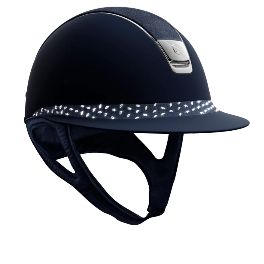 Samshield Miss Shield With Alcantara Top, Crystal Comet Front Band 1 Samshield Miss Shield With Alcantara Top, Crystal Comet Front Band