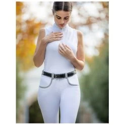 Sleeveless Show Shirt - LeMieux Chloe 8 Sleeveless Show Shirt - LeMieux Chloe -Famous Saddlery Shop sleeveless show shirt lemieux chloe southern sport horses 4