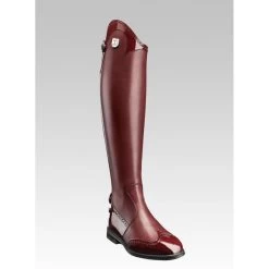 Tucci Marilyn FP Punched Patent Long Boot-Clearance -Famous Saddlery Shop tucci marilyn fp punched patent long boot clearance trailrace equestrian outfitters 4